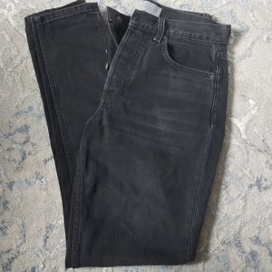 Boyish Straight Leg Black Jeans